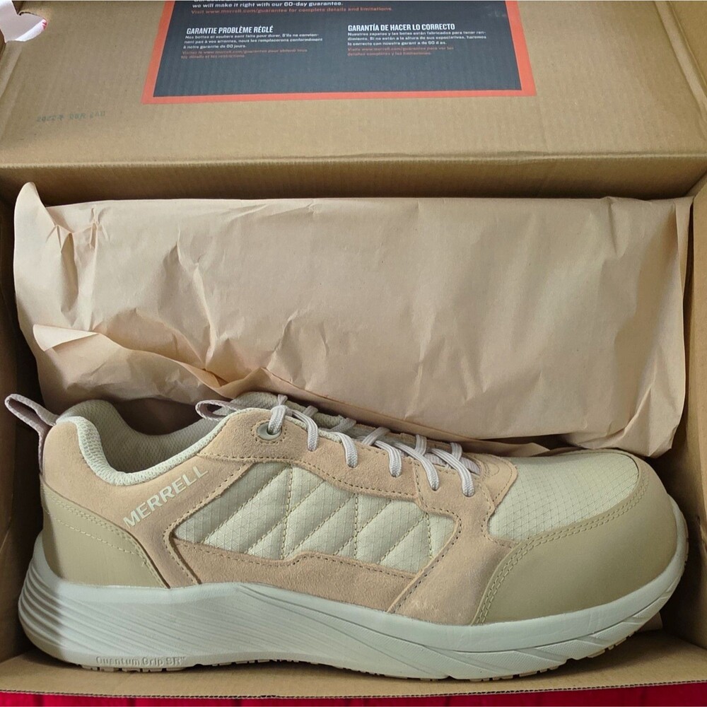 Merrell Alpine Sneaker CF Men's Low Top Lace-Up Beige Work Sneaker J004621